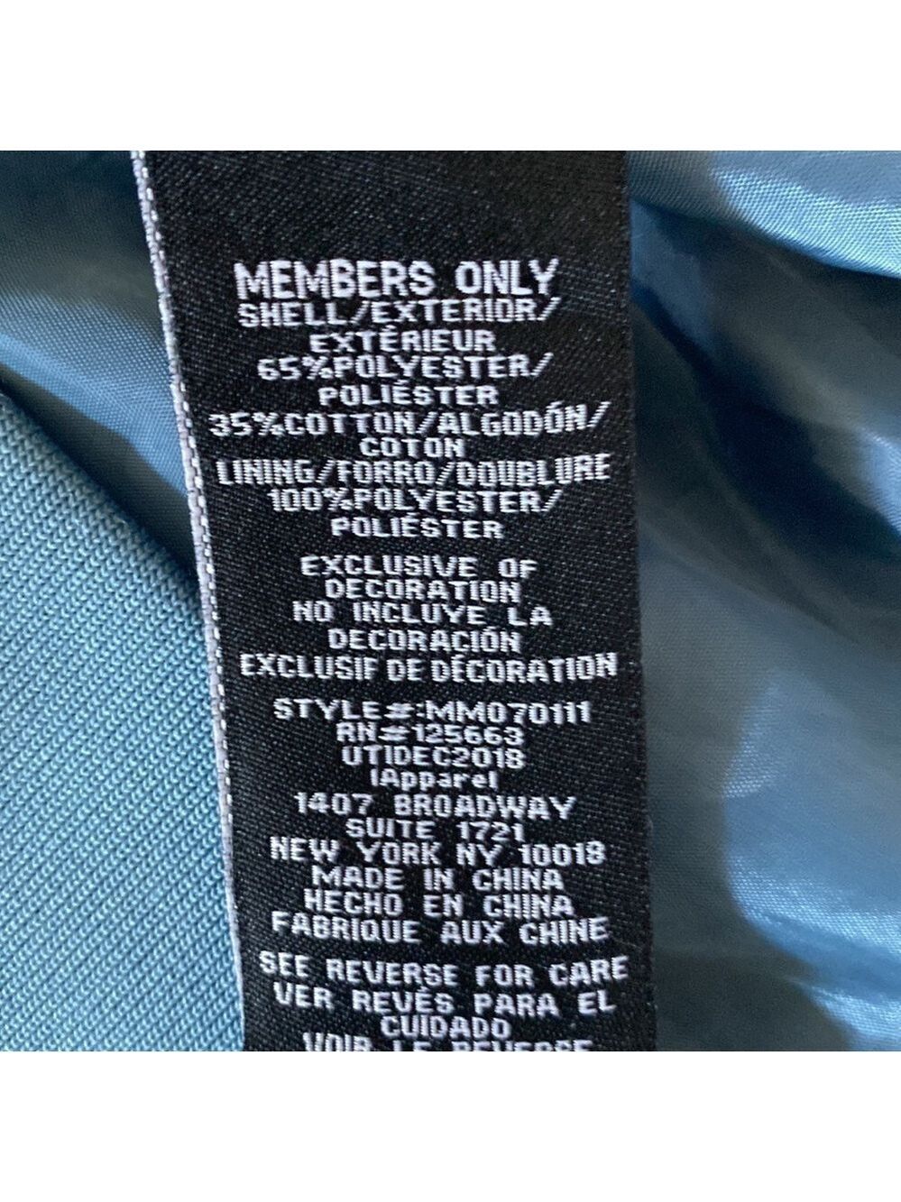 Members Only Classic Iconic Racer Jacket - Picture 9 of 10